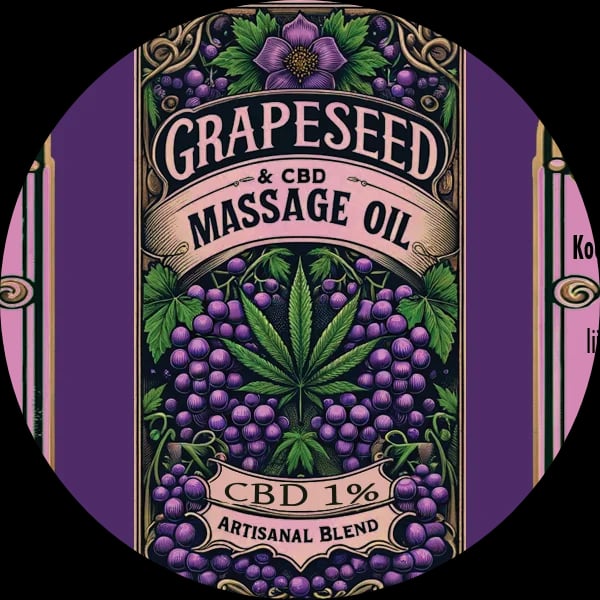 Grapeseed CBD Massage Oil