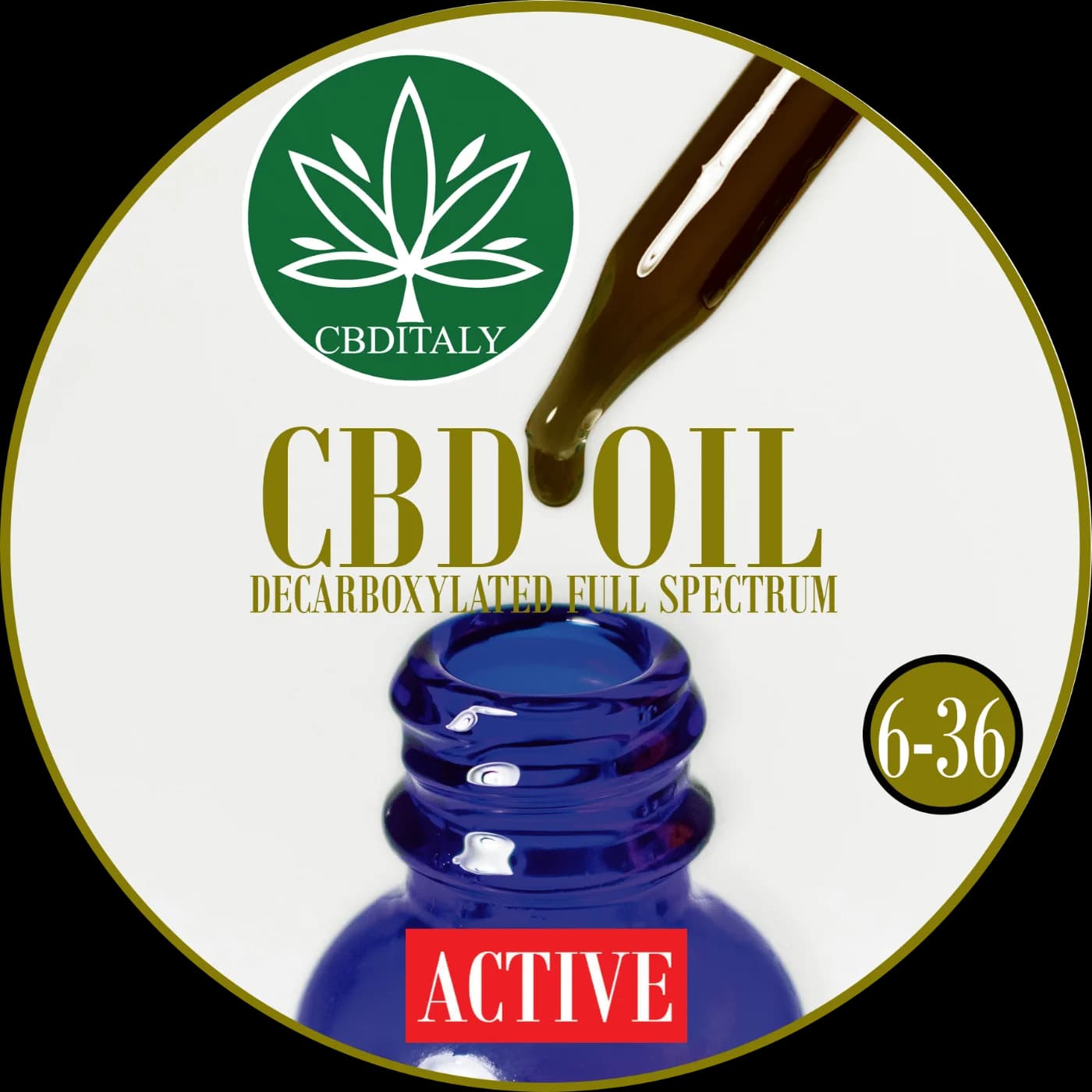 CBD Kaņepju Eļļa 6% "ACTIVE" FULL SPECTRUM
