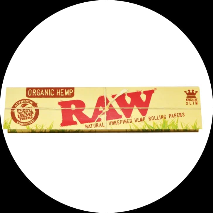 RAW King Size HEMP kaņepju papīrīši