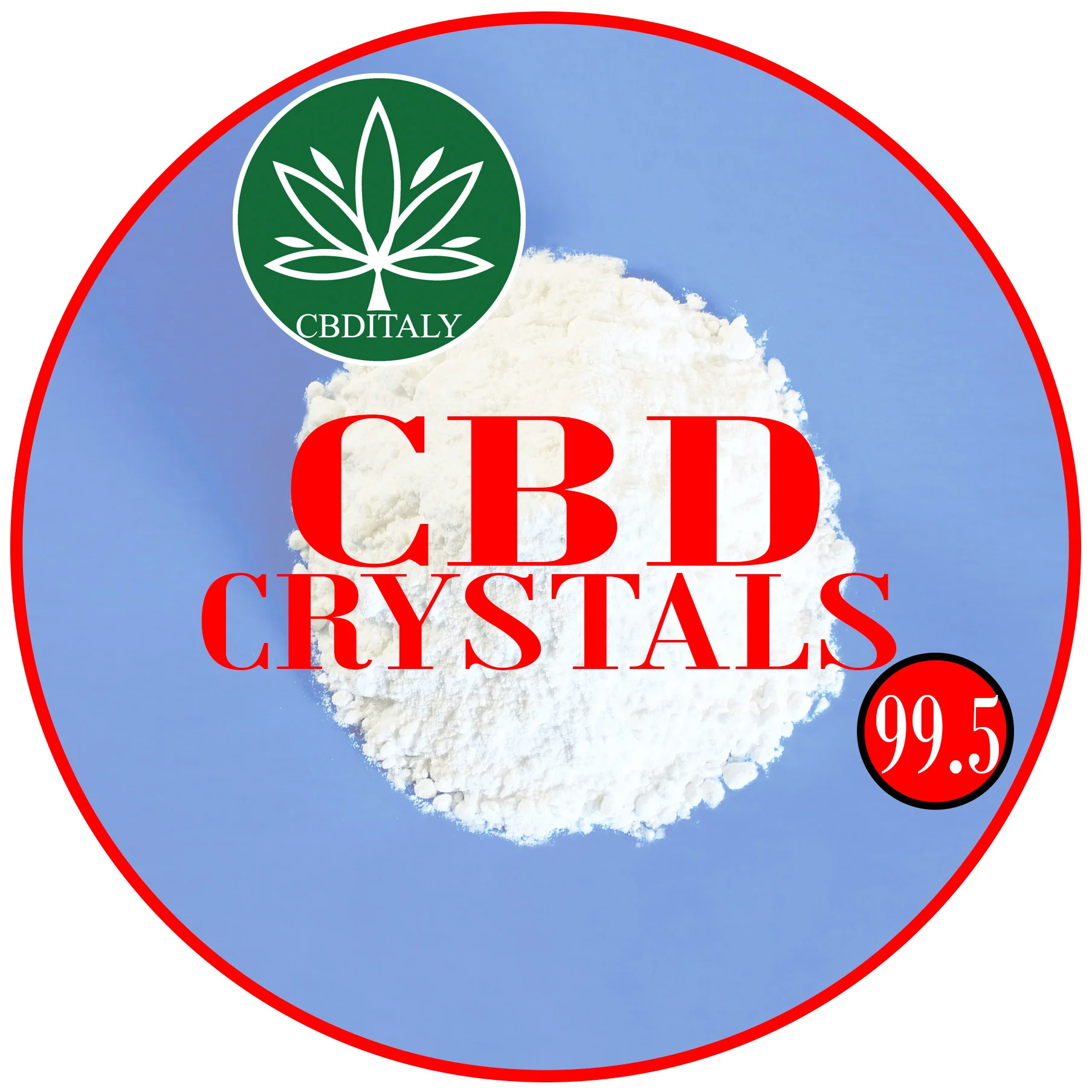 CBD kristāli 99,5% tīrs kannabidiols 2g