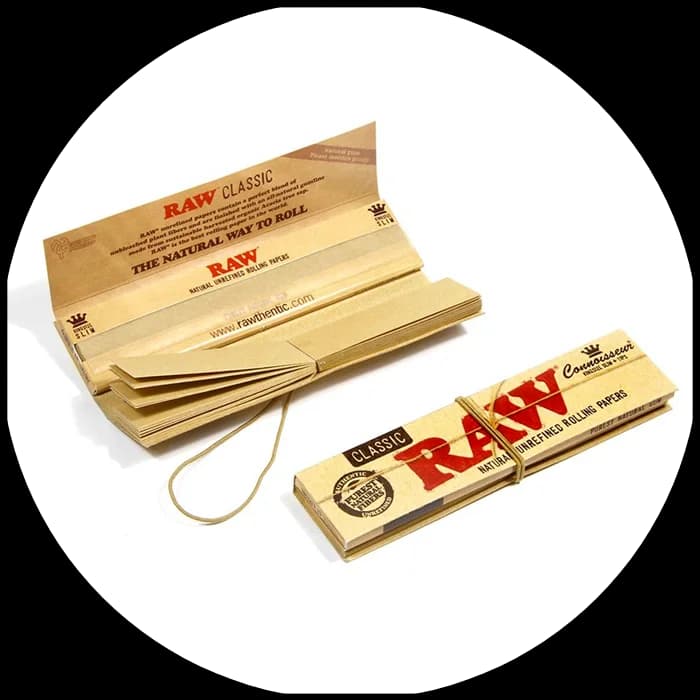 RAW Classic Connoisseur King Size + uzgaļi