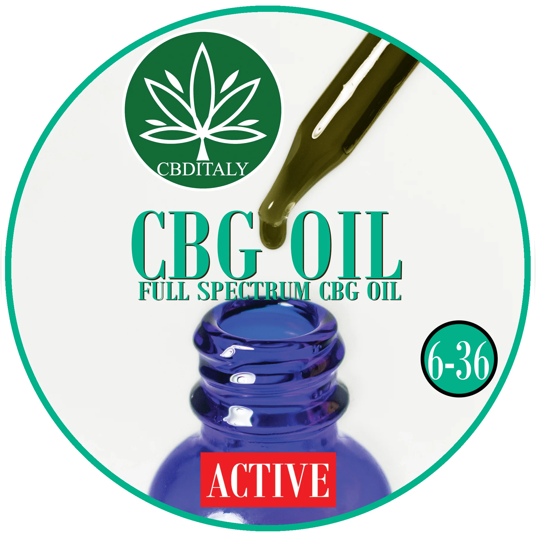 CBG Kaņepju Eļļa 6% "ACTIVE" FULL SPECTRUM