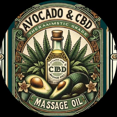 Avokado masāžas eļļa ar CBD