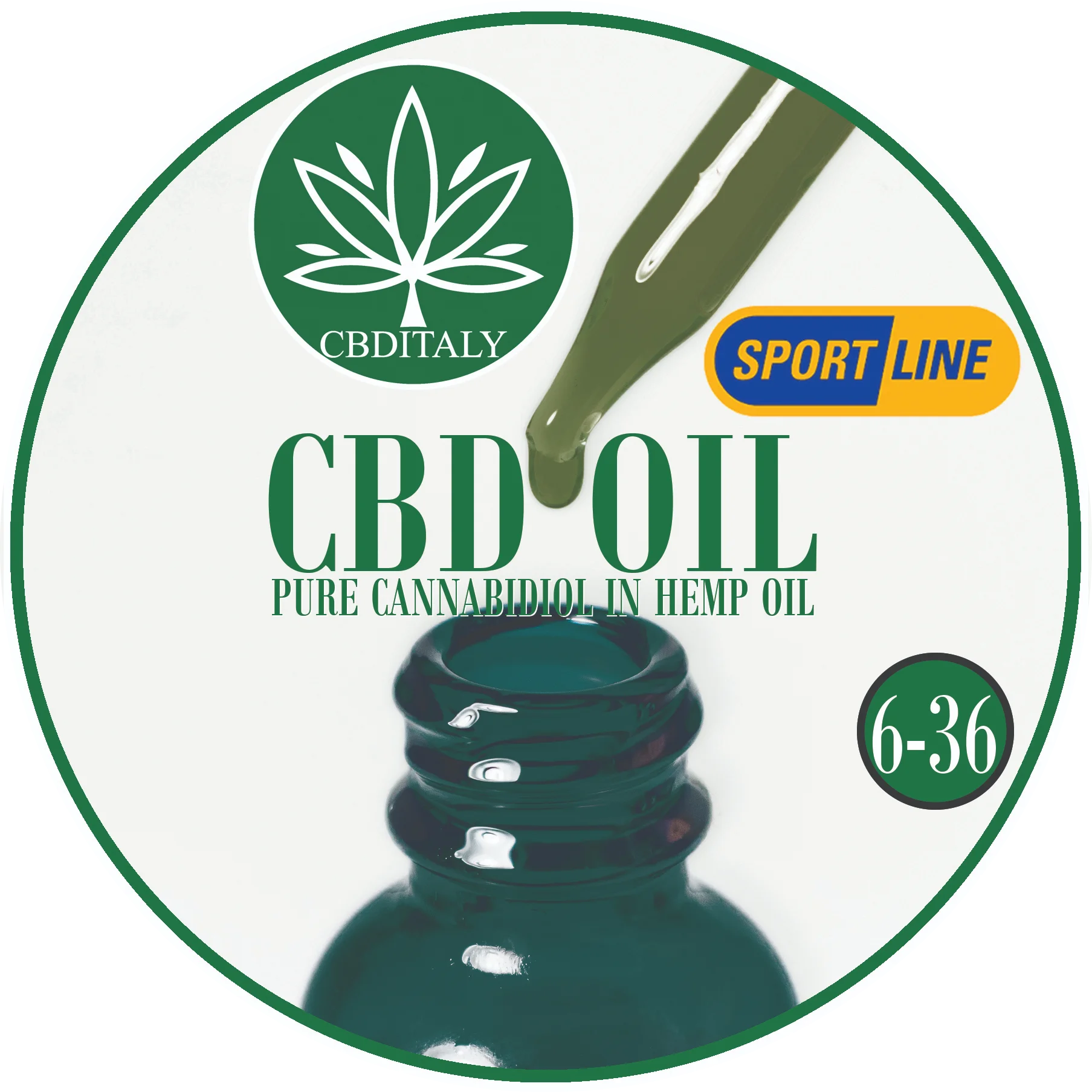 CBD Kaņepju Eļļa 12% SPORTLINE
